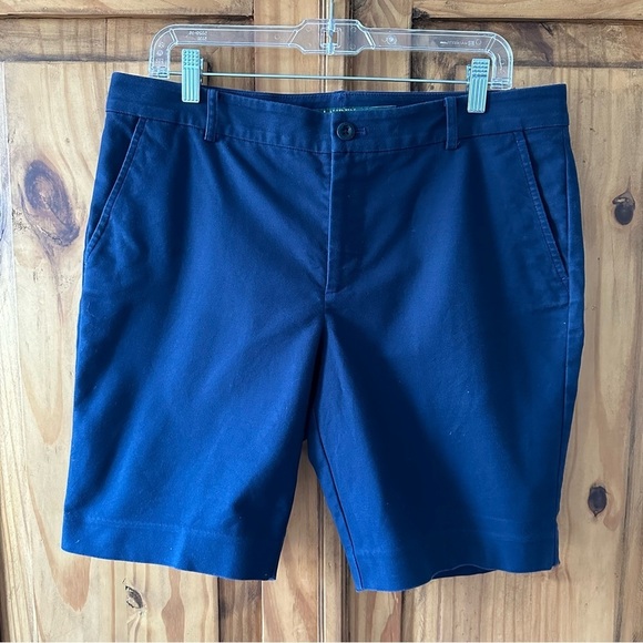 Lauren by Ralph Lauren Navy Blue Bermuda Shorts - Size 12P - Picture 9 of 11